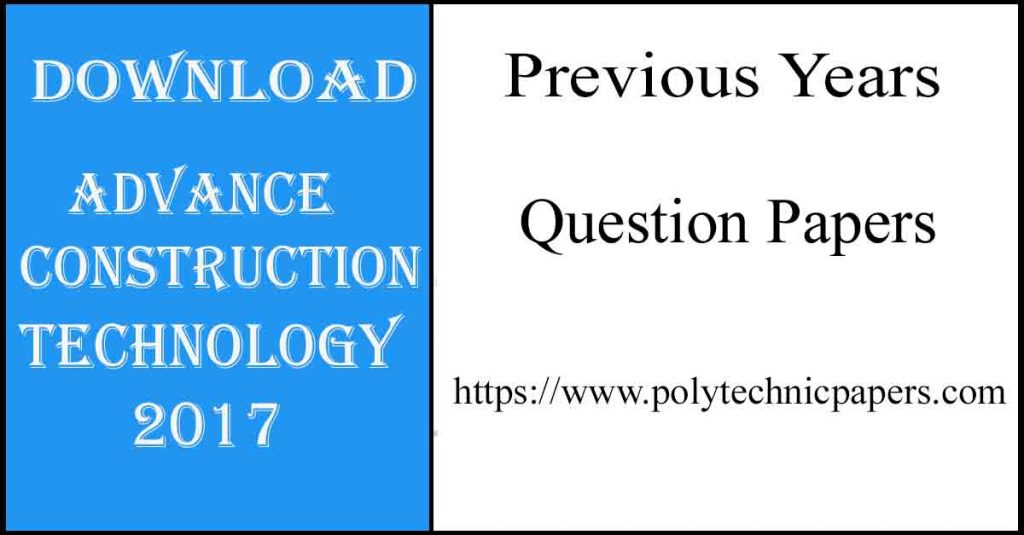 Advance Construction Technology 2017