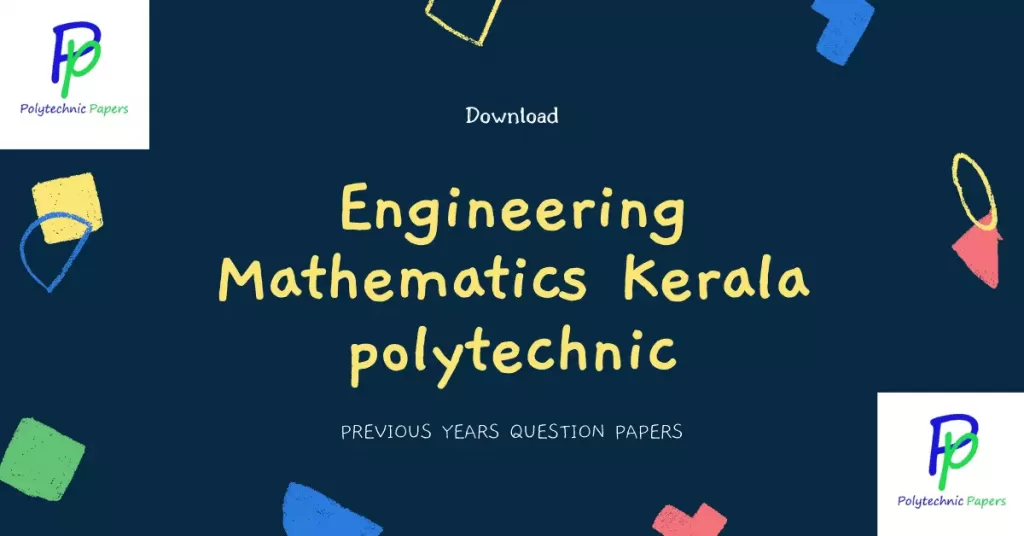 Engineering Mathematics Kerala polytechnic