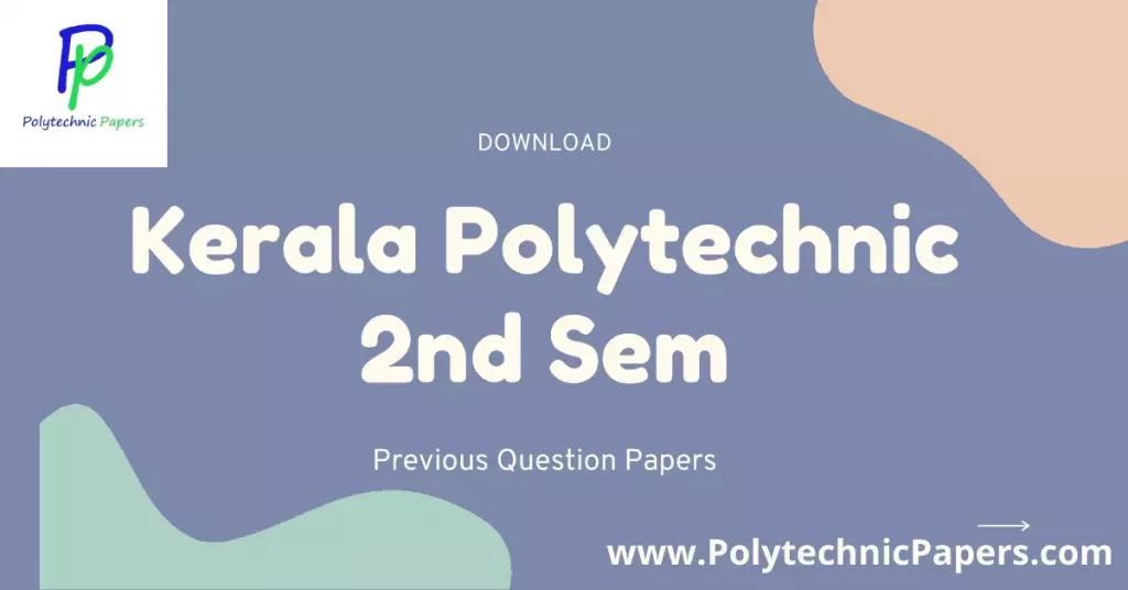 Kerala polytechnic 2nd sem