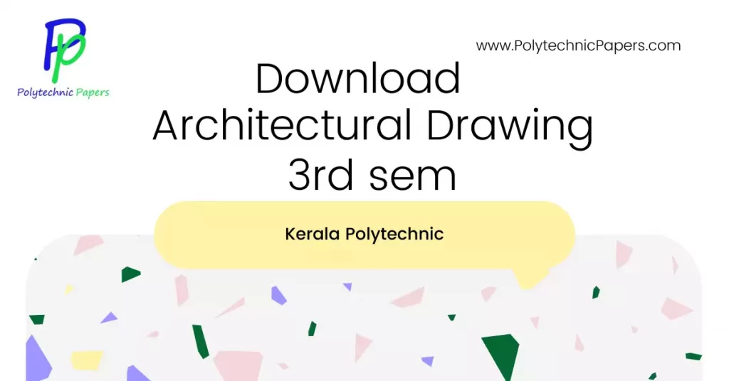 Architectural Drawing 3rd Sem
