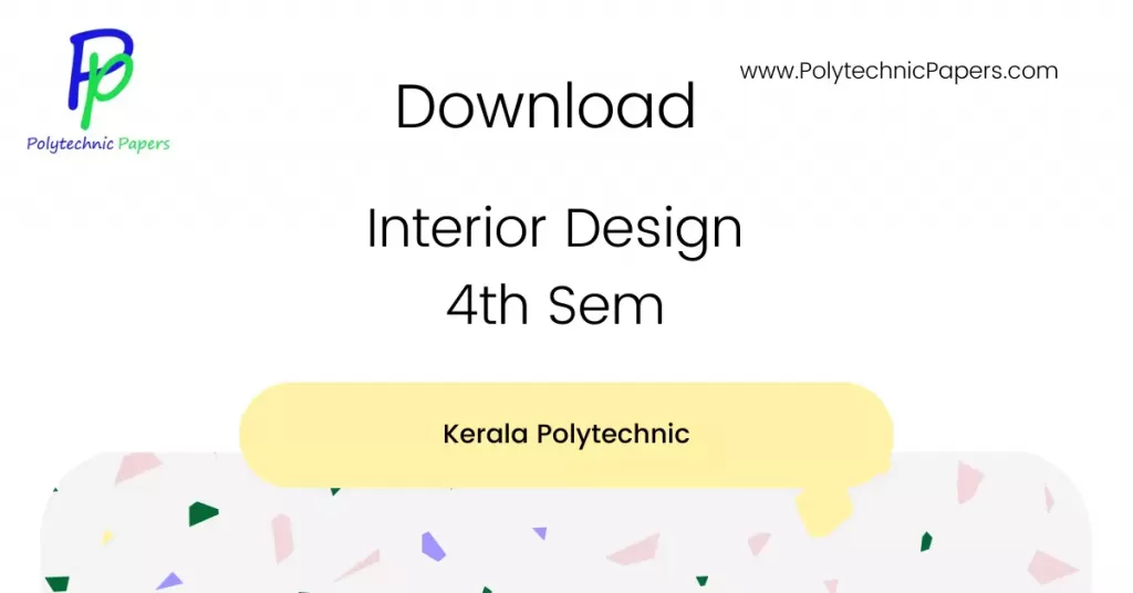 Interior Design 4th Sem