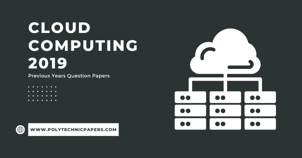 Cloud Computing 2019